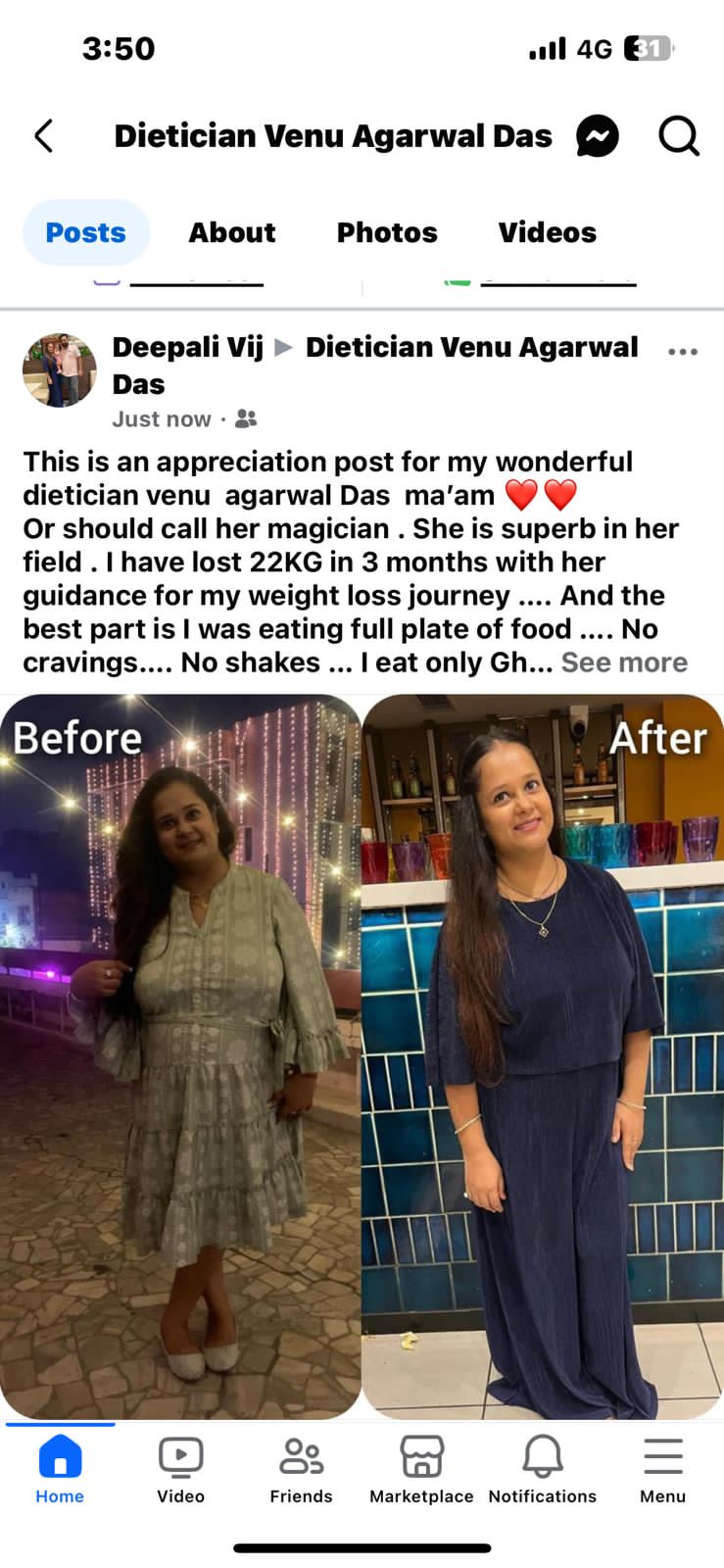 Dietician Venu Aggarwal Das