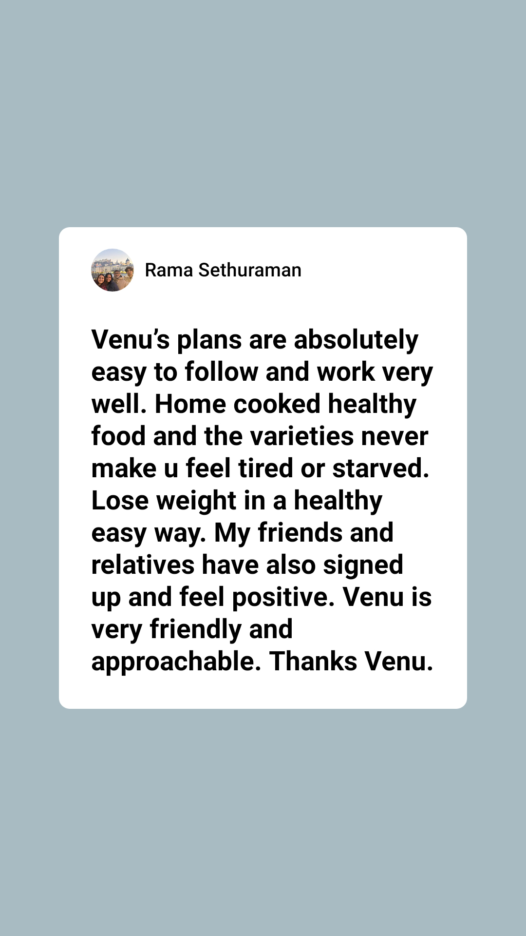 Dietician Venu Aggarwal Das